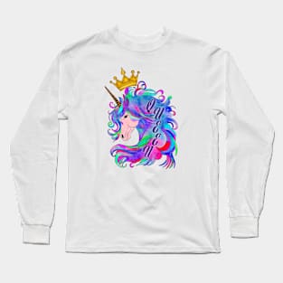 Unicorn Queen Long Sleeve T-Shirt